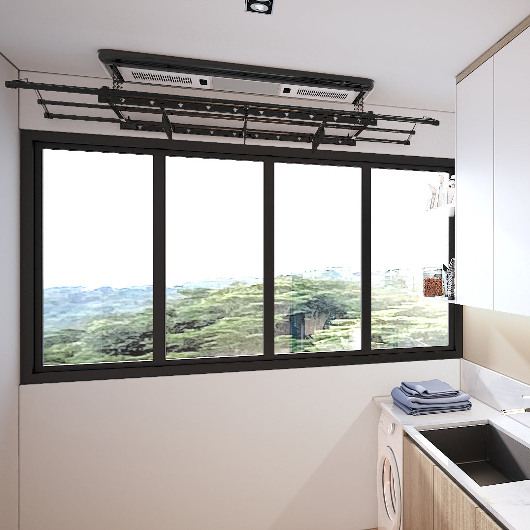 smart laundry system rack in a home singapore